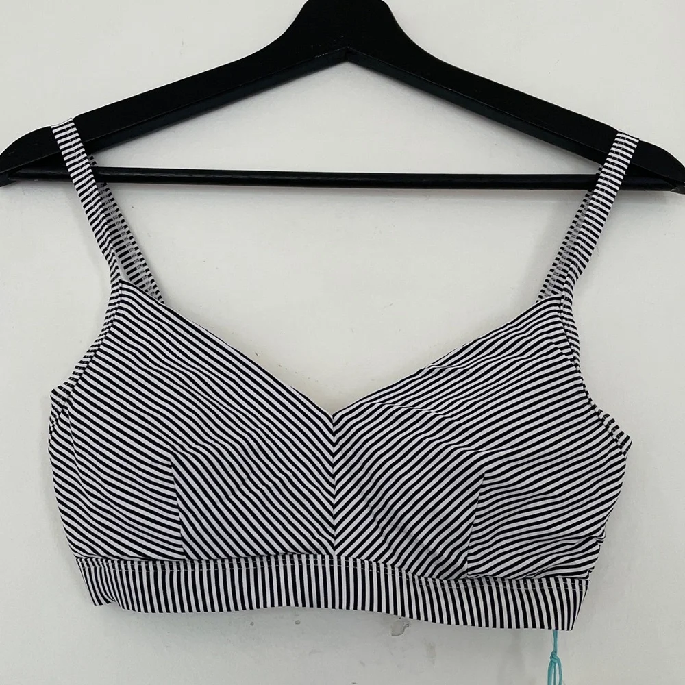 Sea Level Australia Positano Stripe Underwire DD/E Cup Bikini Top Size 4 - Picture 2 of 7